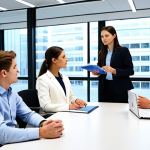 Business Visit**

"A group of smartly dressed students, fully clothed in appropriate attire, attentively listening to a female engineer in a modern technology company, clean and bright office environment, safe for work, correct proportions, well-formed hands, natural pose, professional, high quality."

**